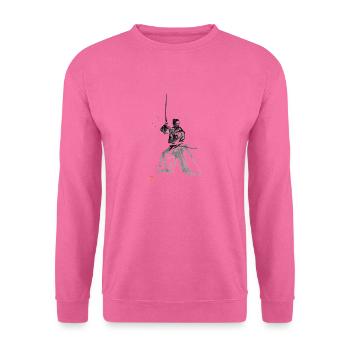 Samurai on guard - Unisex Sweatshirt - pink - Front