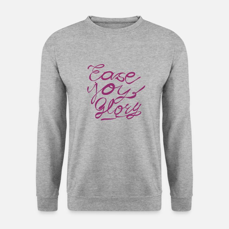 Ease Joy Glory - Unisex Sweatshirt - salt & pepper