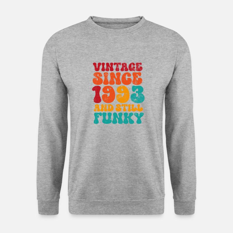 1993 30e anniversaire - Sweat-shirt Unisexe - gris chiné