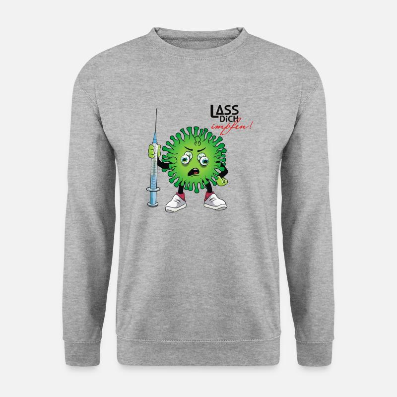 Get vaccinated - Unisex Sweatshirt - salt & pepper