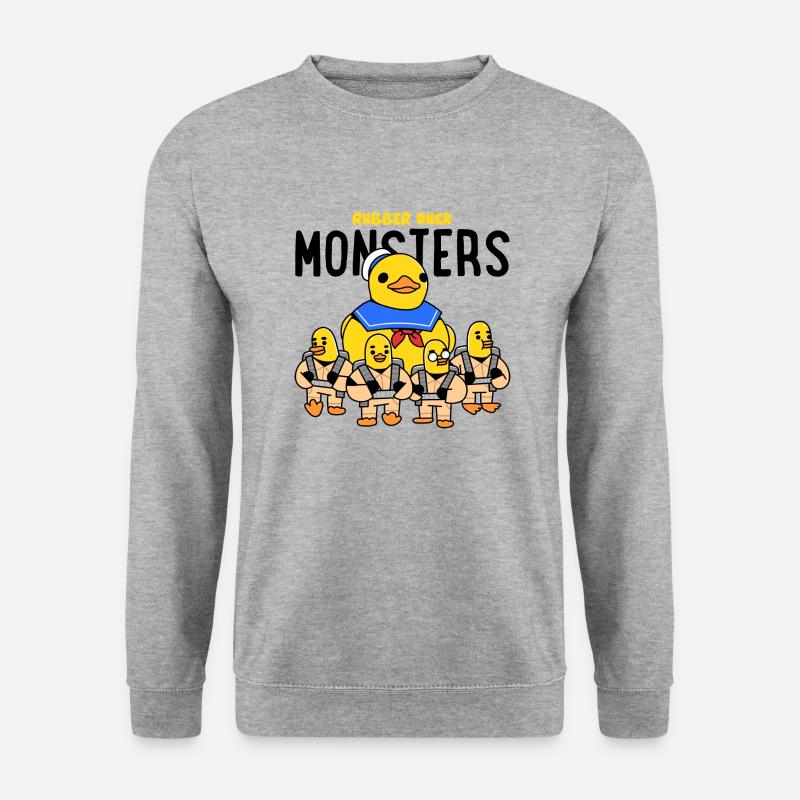 Rubber Duck Monsters b - Unisex Sweatshirt - salt & pepper