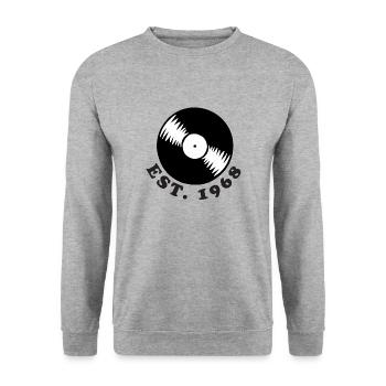 Millésime 1968 - Sweat-shirt Unisexe - gris chiné - Devant - Alina (178cm) & Michal (187cm)