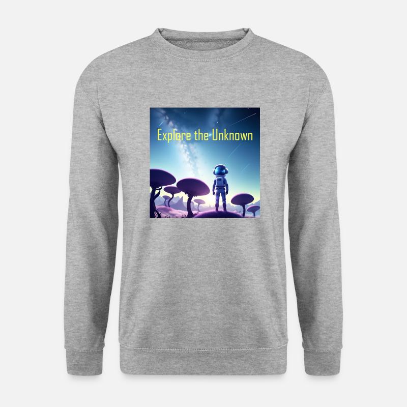 Explore the Unknown 2 - Unisex Sweatshirt - salt & pepper