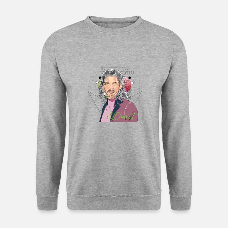 AllChemistAff - Unisex Pullover - Weißgrau meliert
