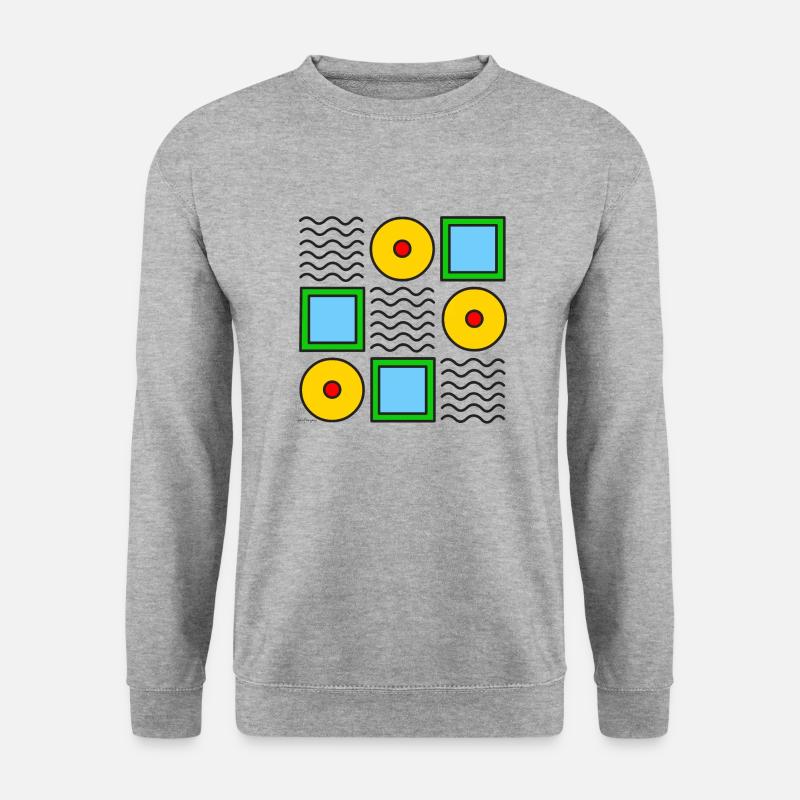 Schnittmuster Moda 010623 3 - Unisex Pullover - Weißgrau meliert