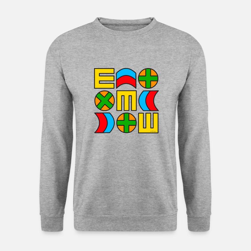 pattern moda 310523 4 - Unisex Sweatshirt - salt & pepper