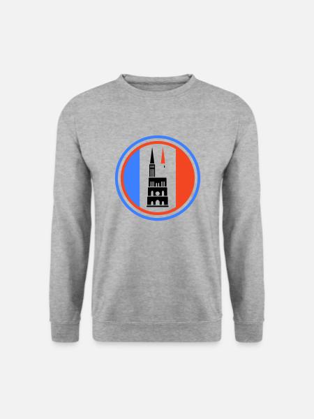 Cocarde de Strasbourg - Sweat-shirt Unisexe - gris chiné