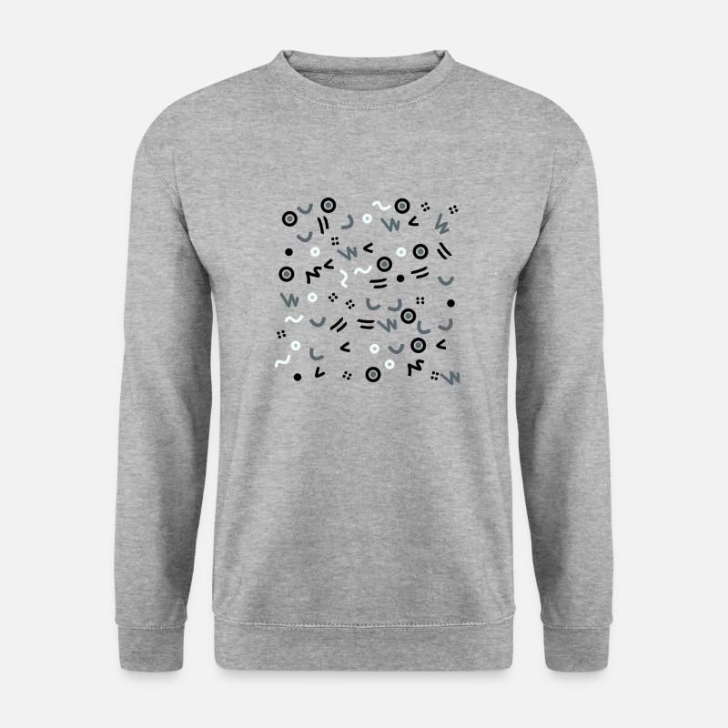 Abstract Pattern 03 - Sweat-shirt Unisexe - gris chiné