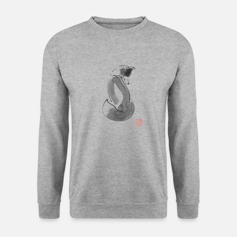 Fox Simple - Unisex Sweatshirt - salt & pepper