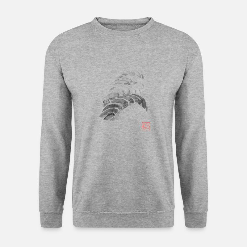 4 sushis - Sweat-shirt Unisexe - gris chiné
