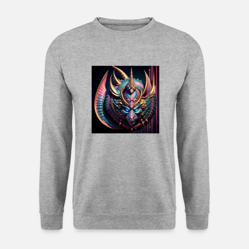 Fantastic creature shield - Unisex Sweatshirt - salt & pepper