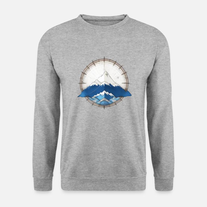 Kardinalberg - Unisex Pullover - Weißgrau meliert