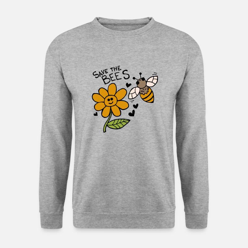 Save The Bees - Unisex Sweatshirt - salt & pepper