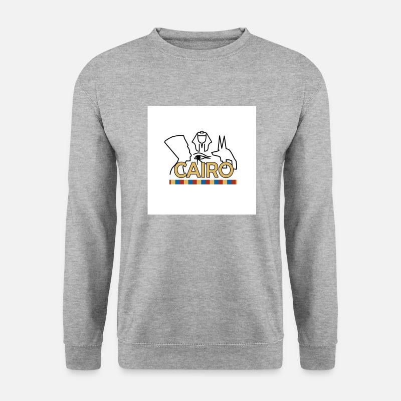 Kairo - Unisex Pullover - Weißgrau meliert