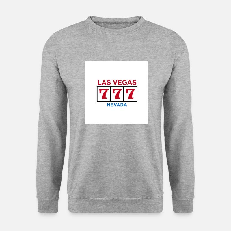Las Vegas - Unisex Pullover - Weißgrau meliert
