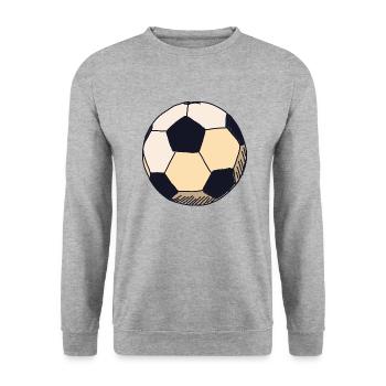 Ballsport - Unisex Pullover - Weißgrau meliert - Vorne - Alina (178cm) & Michal (187cm)