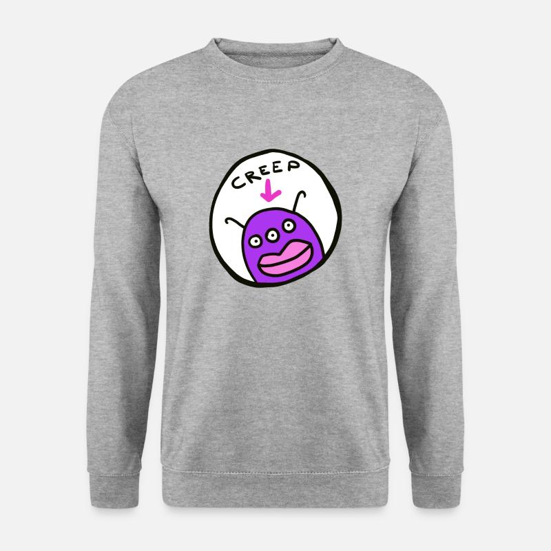 Creep - Unisex Pullover - Weißgrau meliert