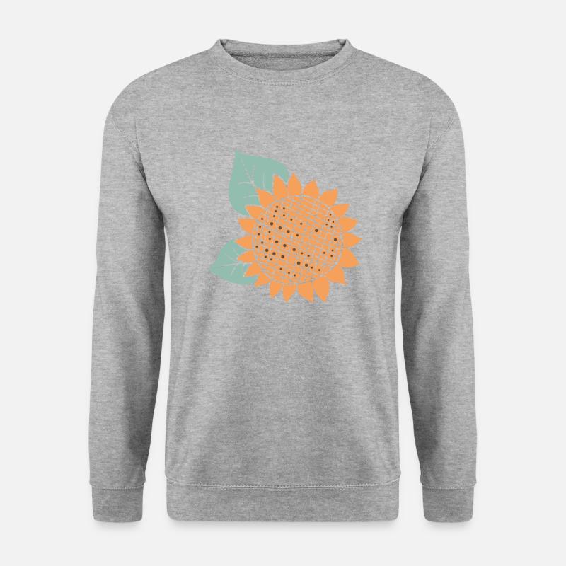 Sommer - Unisex Pullover - Weißgrau meliert