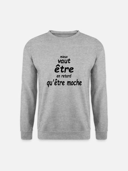 mieux vaut - Sweat-shirt Unisexe - gris chiné