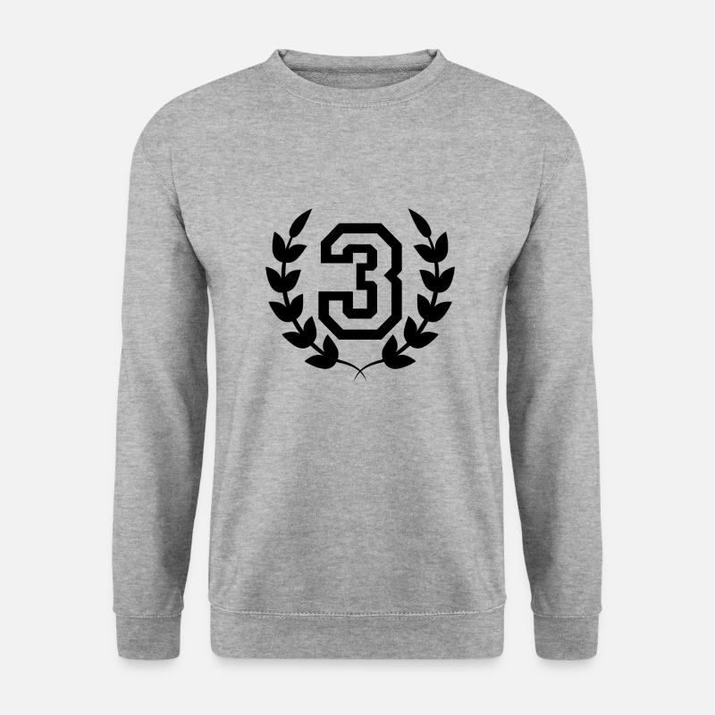3rd birthday-gift idea 3 years - Unisex Sweatshirt - salt & pepper