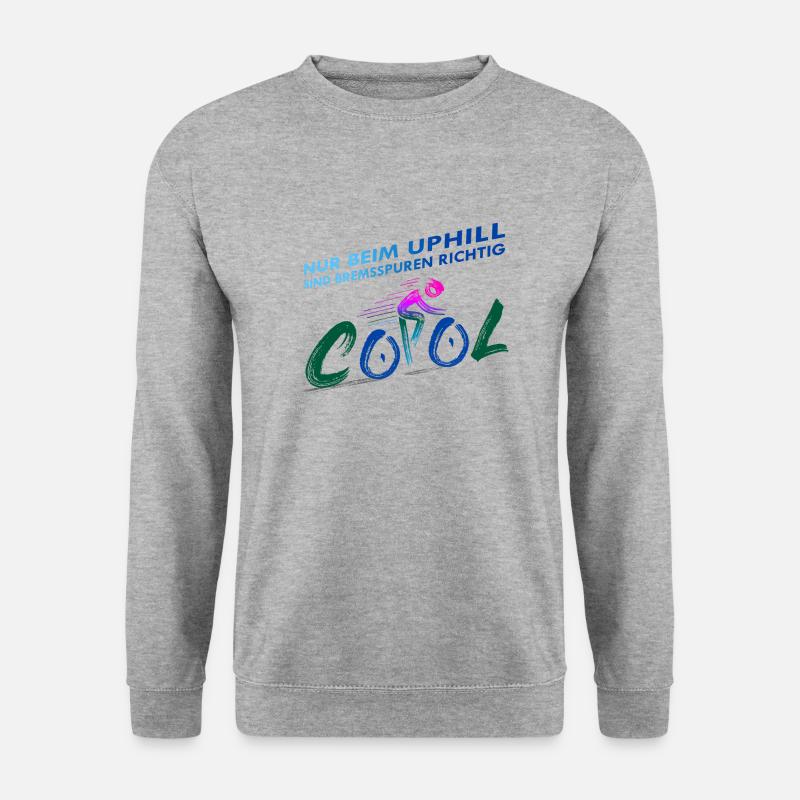UPHILL - Unisex Pullover - Weißgrau meliert