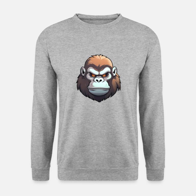 Gorilla Anime - Unisex Sweatshirt - salt & pepper