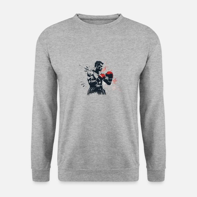 Kampfsport - Unisex Pullover - Weißgrau meliert