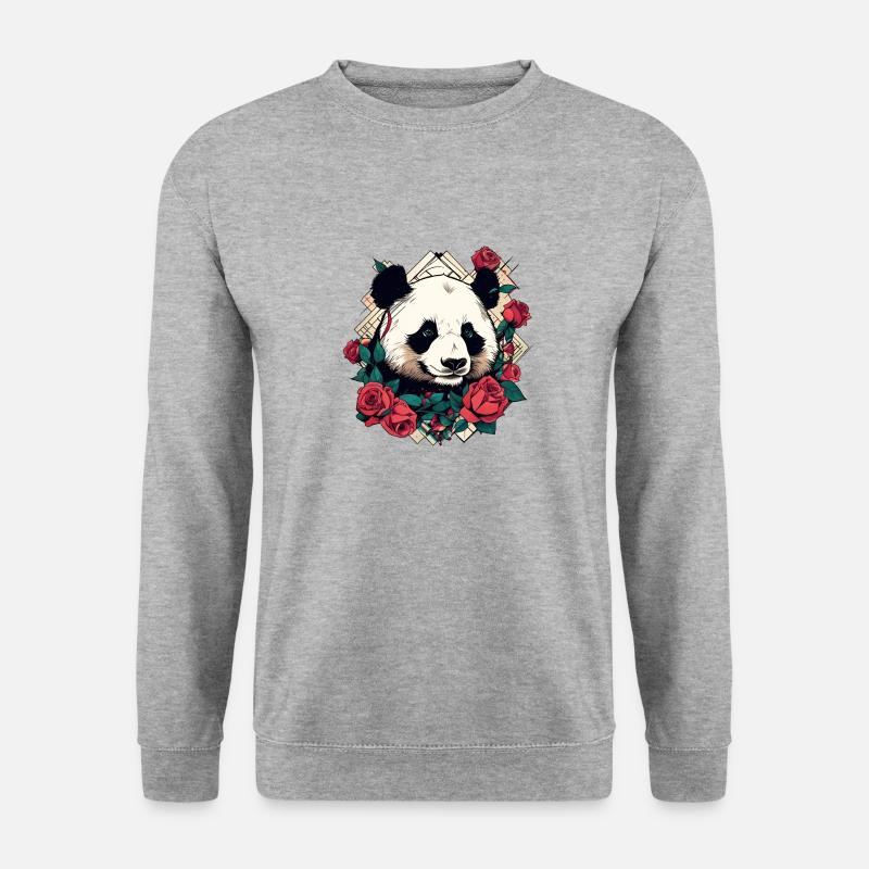 Panda - Unisex Sweatshirt - salt & pepper