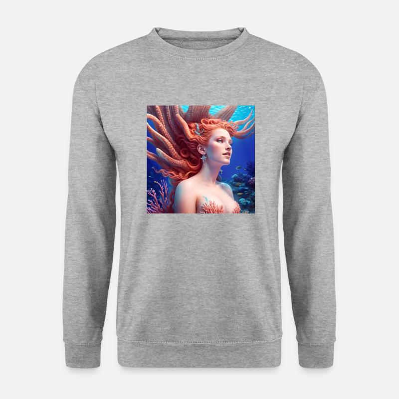 blockedName - Unisex Pullover - Weißgrau meliert