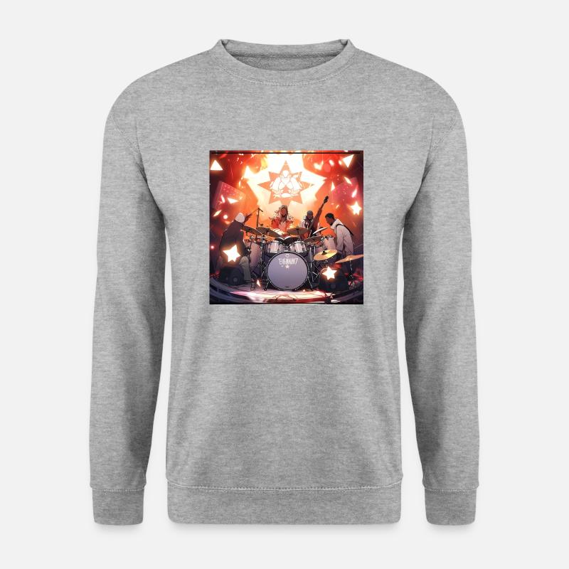 Boyz Band - Unisex Pullover - Weißgrau meliert