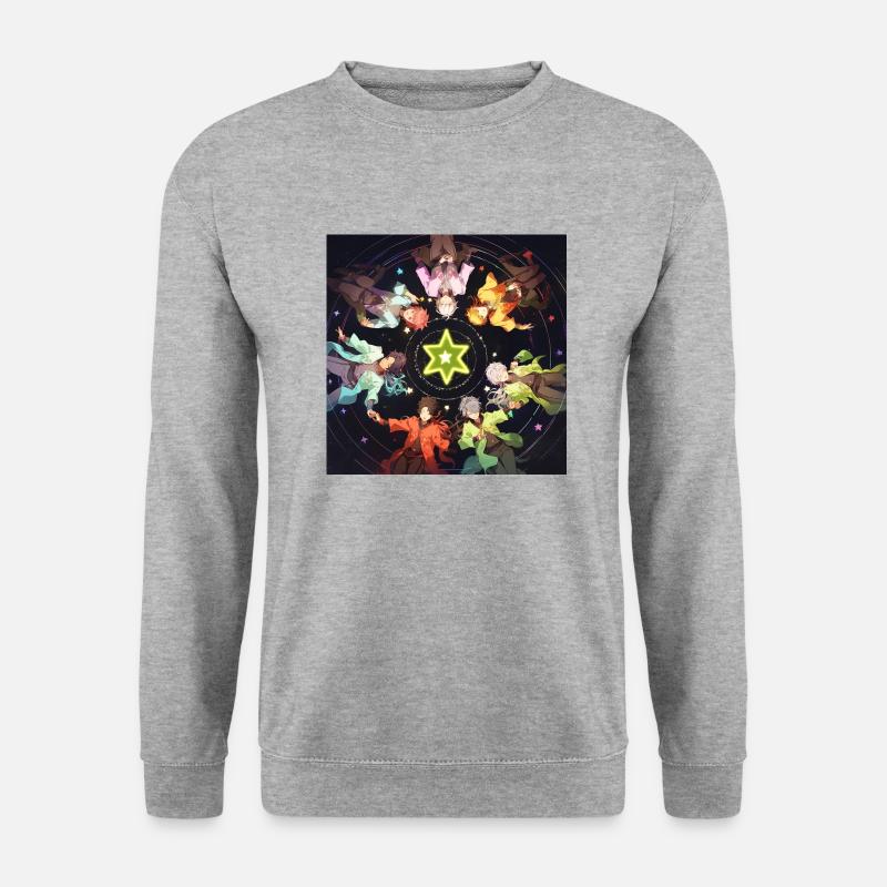 Sternentöter - Unisex Pullover - Weißgrau meliert