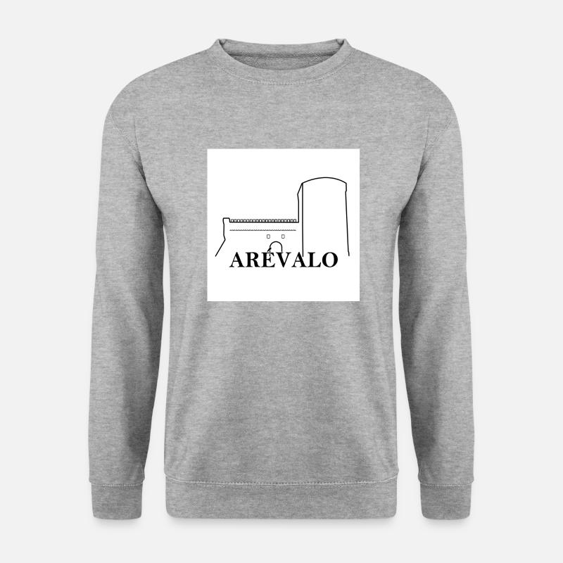 Arevalo - Unisex Pullover - Weißgrau meliert