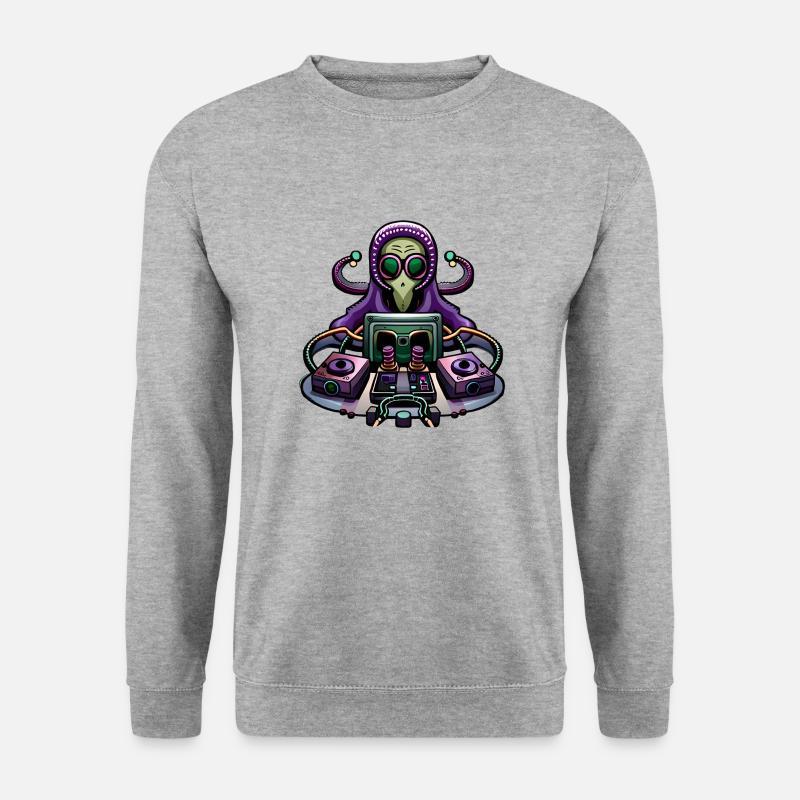 Phil - Unisex Pullover - Weißgrau meliert