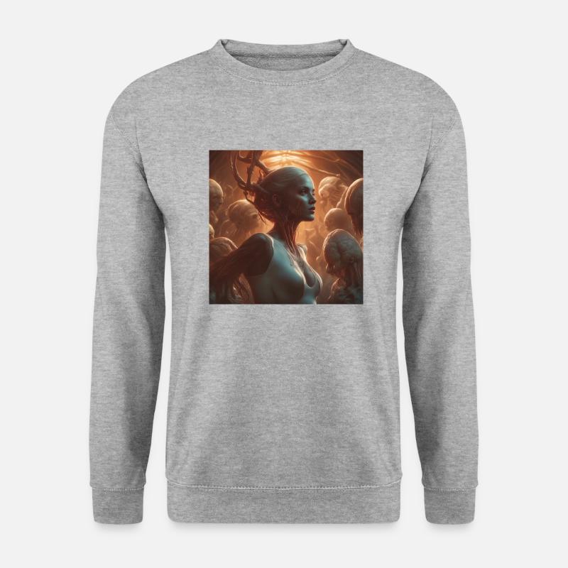 Der Limbus - Unisex Pullover - Weißgrau meliert