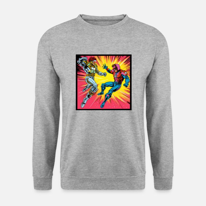 Held - Unisex Pullover - Weißgrau meliert