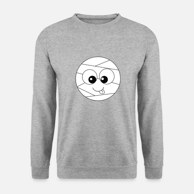 Momi - Unisex Pullover - Weißgrau meliert