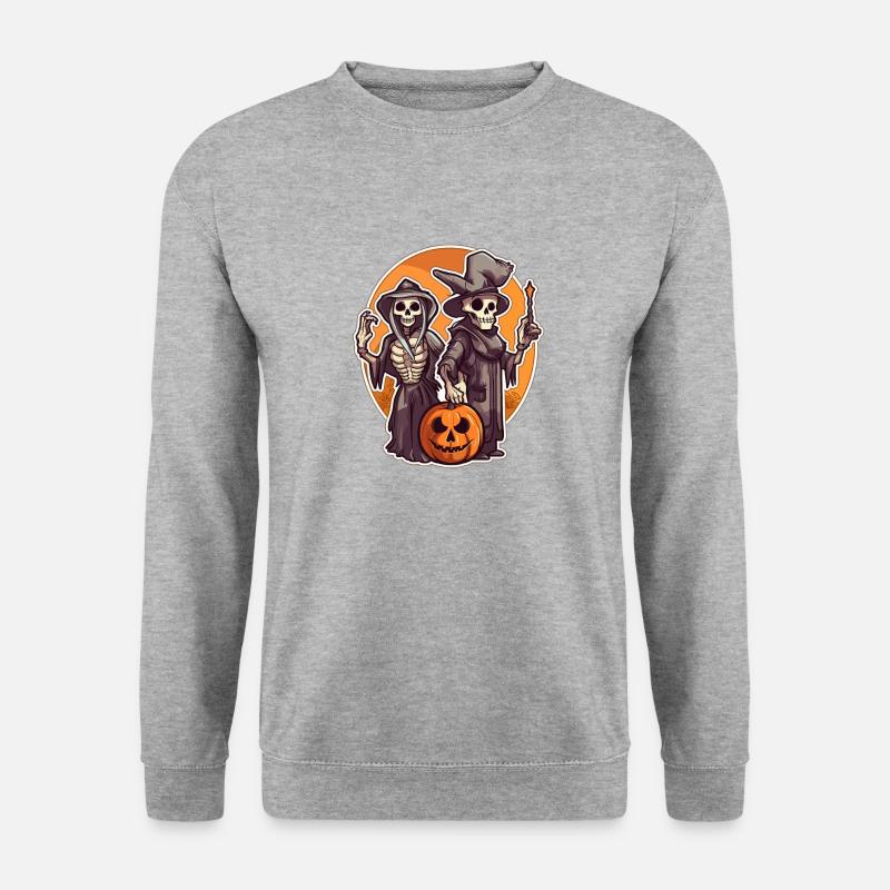 witch 1 - Unisex Pullover - Weißgrau meliert