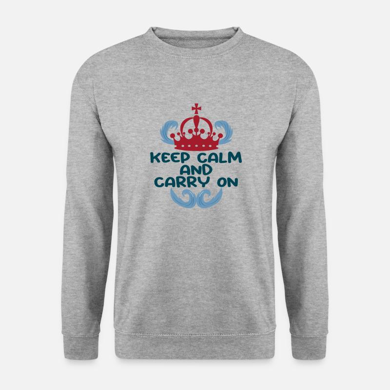 Keep Calm and Carry On - Unisex Sweatshirt - salt & pepper