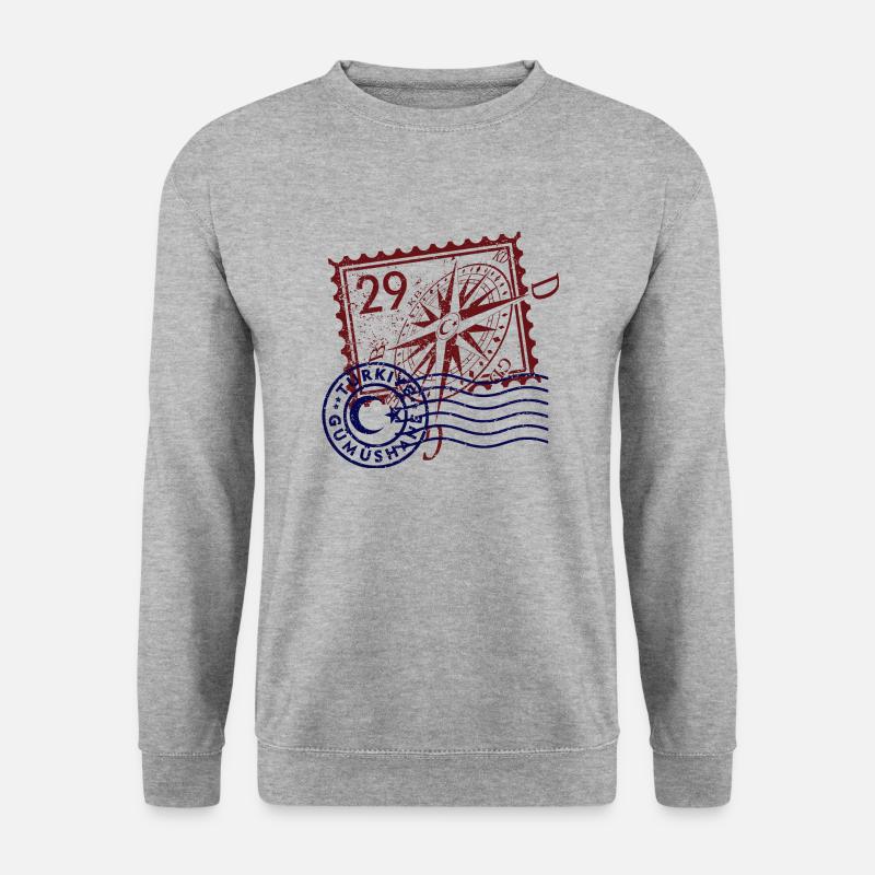 Gümüşhane - Unisex Pullover - Weißgrau meliert