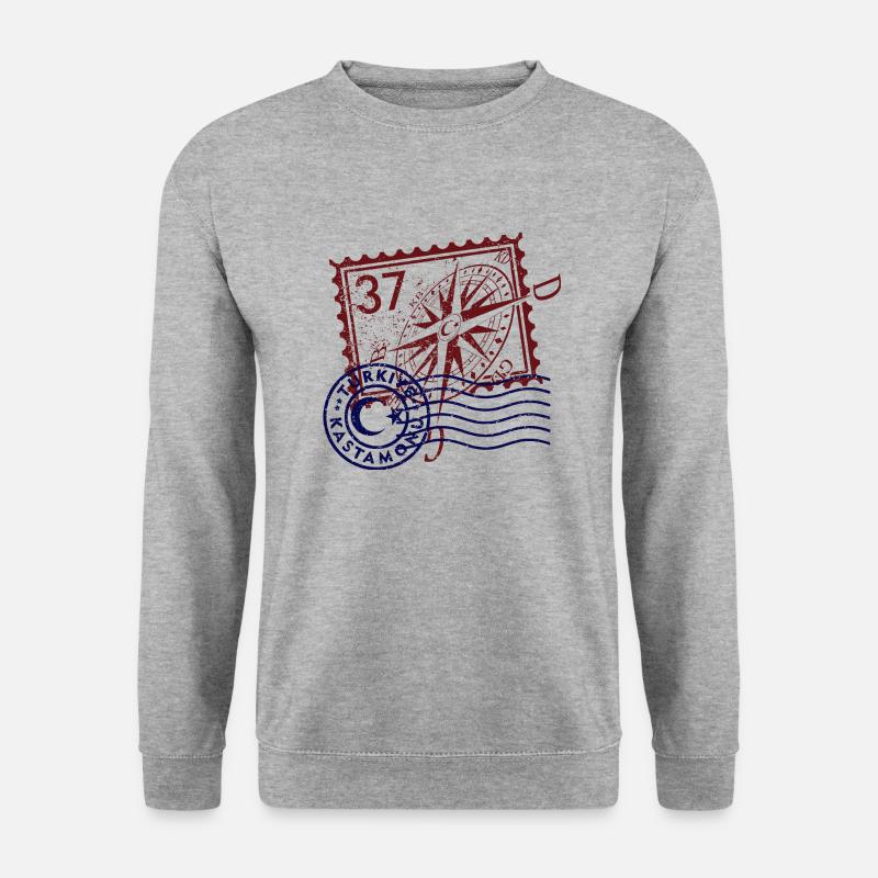 Kastamonu - Unisex Pullover - Weißgrau meliert