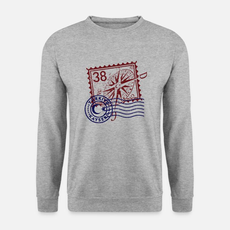 Kayseri - Unisex Pullover - Weißgrau meliert