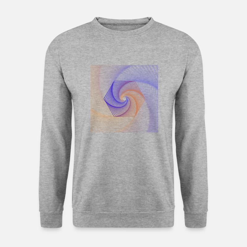 strudel - Unisex Pullover - Weißgrau meliert