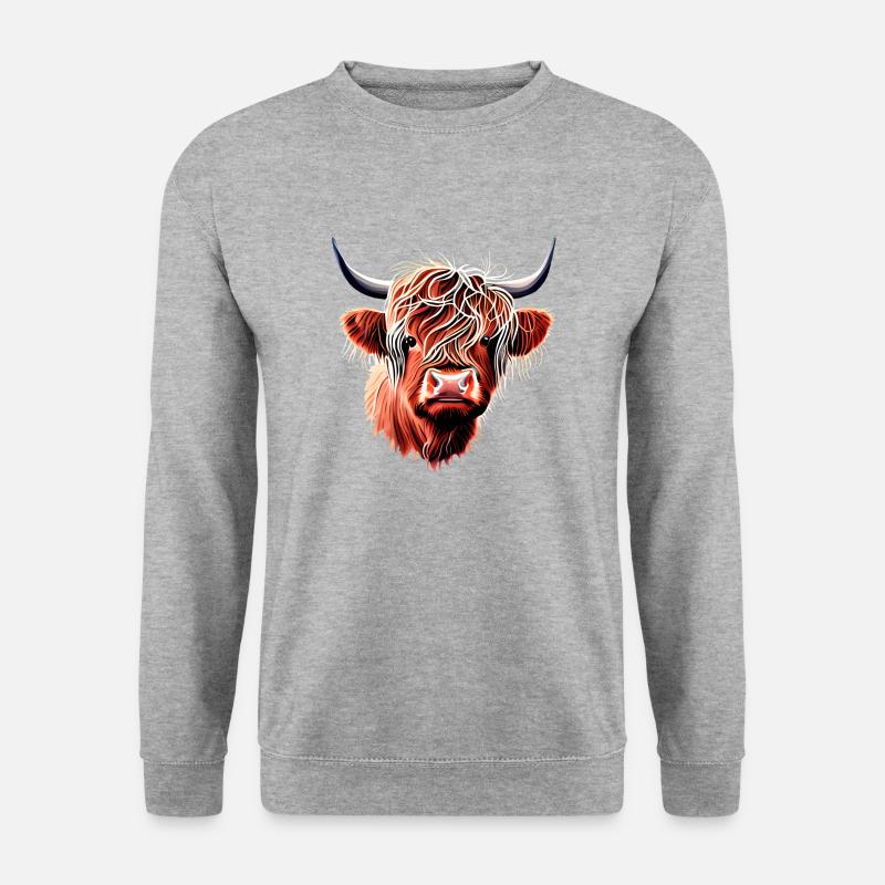 2b - Unisex Pullover - Weißgrau meliert