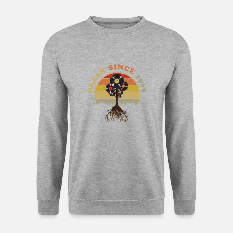 1969 Geburtsjahr Retro - Unisex Pullover - Weißgrau meliert