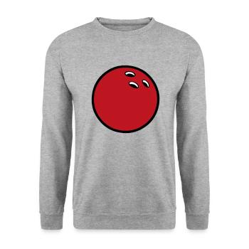 boule de bowling 2510 - Sweat-shirt Unisexe - gris chiné - Devant - Alina (178cm) & Michal (187cm)