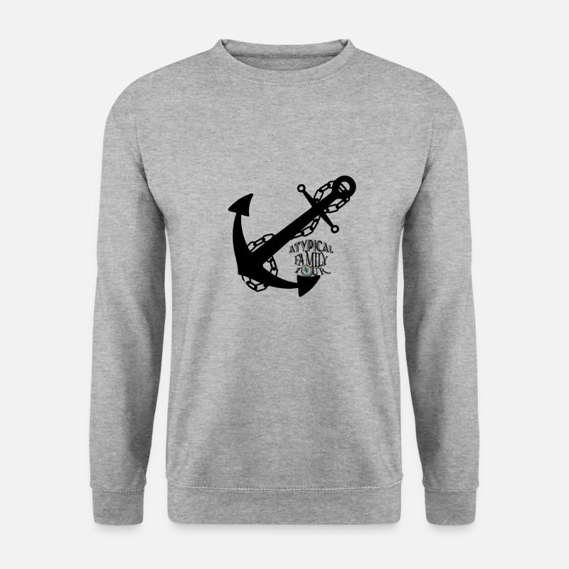 A.F.T Ancre - Unisex Pullover - Weißgrau meliert