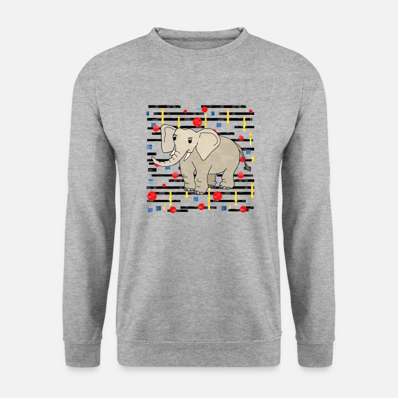Elephant - Unisex Sweatshirt - salt & pepper