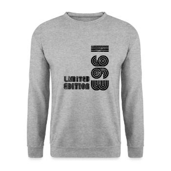 Millésime 1963 - Sweat-shirt Unisexe - gris chiné - Devant - Alina (178cm) & Michal (187cm)