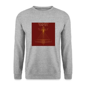 TANIT - Sweat-shirt Unisexe - gris chiné - Devant - Alina (178cm) & Michal (187cm)