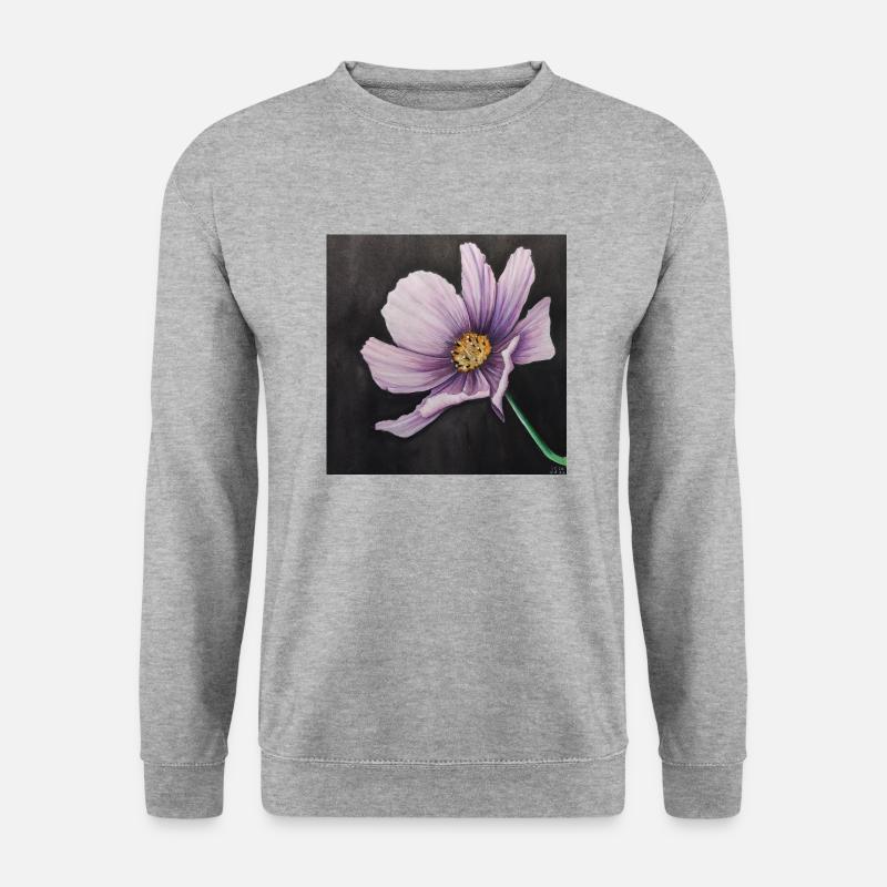 Mein Design - Unisex Pullover - Weißgrau meliert
